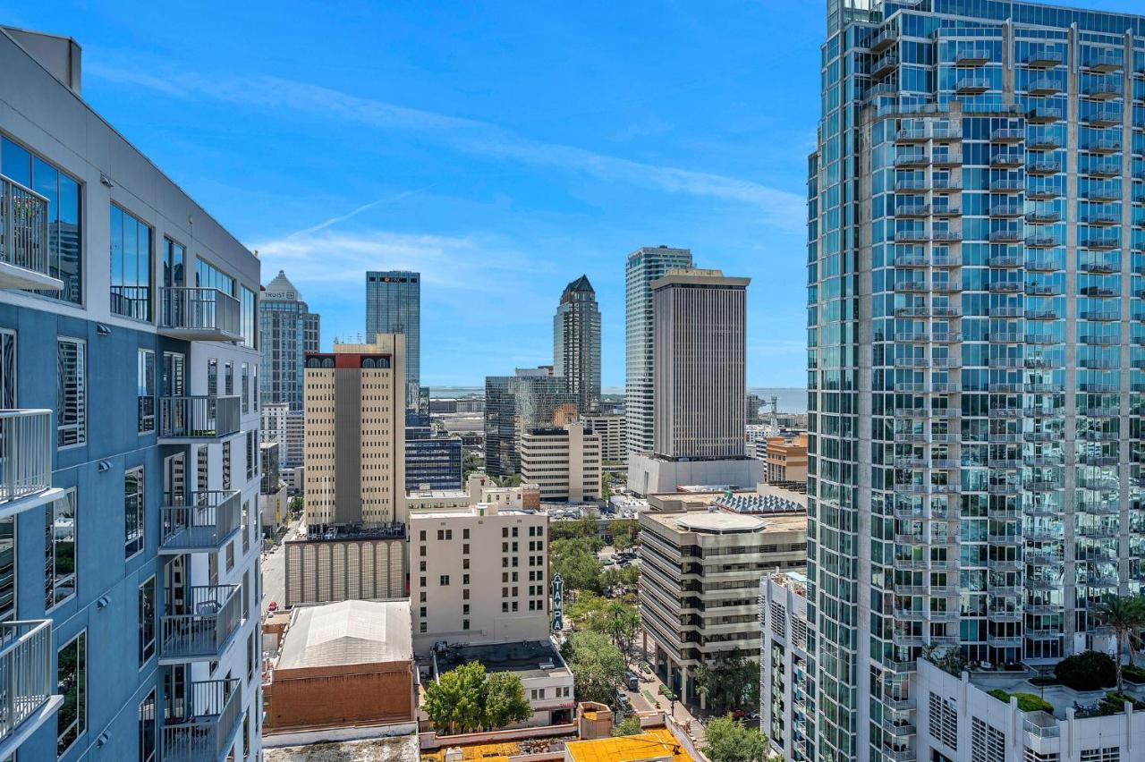 Luxury 1 Bedroom With Den Downtown Tampa Apt - City Views, Rooftop Pool, Workspace מראה חיצוני תמונה